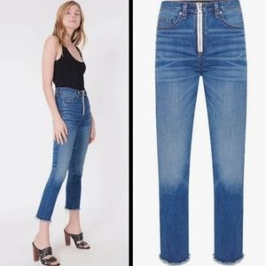 Veronica Beard Carly High Rise Kick Flare Jean